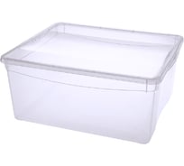 Ящик п/п 400х335х170 18 л. Кристал цв. прозрачный Restola 23366