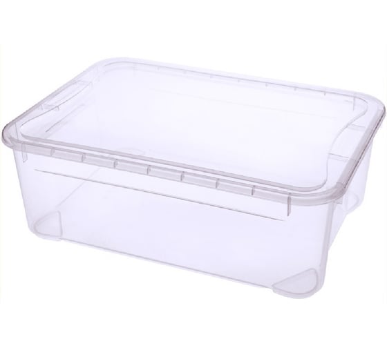 Ящик п/п 555х390х190 31 л. Кристал цв. прозрачный Restola 23365 1