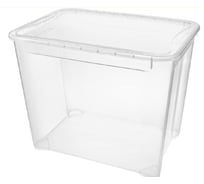 Ящик п/п 555х390х435 70л. Кристал цв. прозрачный Restola 23220
