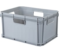 Ящик универсальный Restola «ЕВРОБОКС» 400Х300Х220 ММ, 21,5Л (Серый) 425232830
