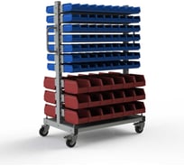 Мобильный стеллаж с ящиками МеталлКарт 204