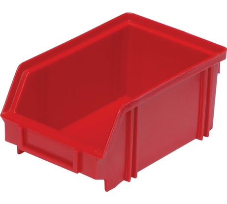 Лоток для склада ООО Комус 170 х 105 х 75 красный, сплошной 1028933