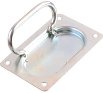 Ручка откидная Стройбат 140х90 мм, скрытая, цинк, 5 шт 595780