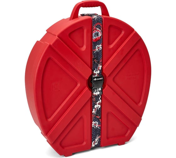 Кейс кофр DGCASE красный, для барабанных тарелок до 24 на колесах и с выдвижной ручкой DARUMA 24-01А DARUMA24-01A-RED 1