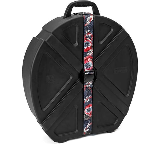 Кейс кофр DGCASE черный, для барабанных тарелок до 24 на колесах и с выдвижной ручкой DARUMA 24-01А DARUMA24-01A-BLACK 1