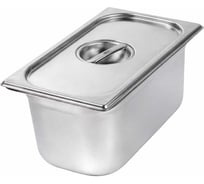 Гастроемкость ТТ-Урал GN 1/4 100 мм с крышкой, нержавеющая сталь УТ-00009581+крышка