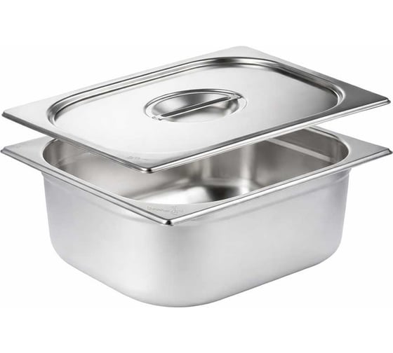 Гастроемкость ТТ-Урал GN 1/2-150 мм с крышкой, нержавеющая сталь УТ-00003919+крышка