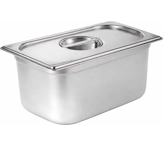 Гастроемкость ТТ-Урал GN 1/3 150 мм с крышкой, нержавеющая сталь УТ-00021198+крышка