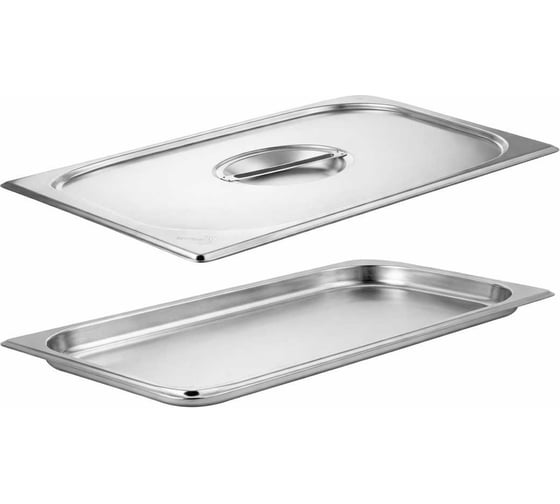 Гастроемкость ТТ-Урал GN 2/3-20 мм с крышкой, нержавеющая сталь УТ-00021191+крышка