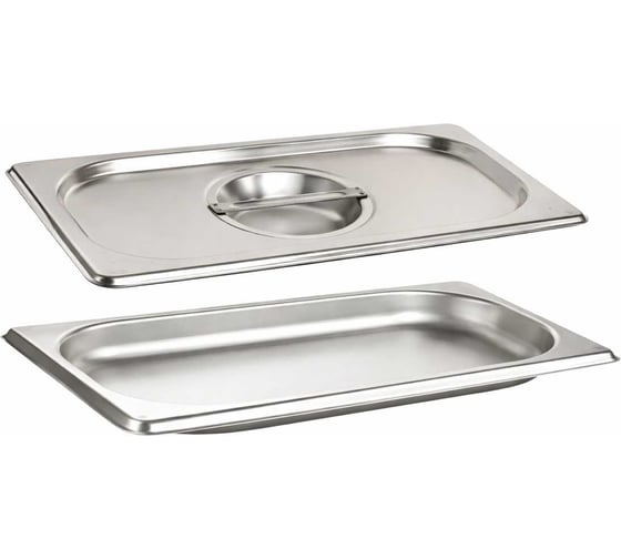 Гастроемкость ТТ-Урал GN 1/4-20 мм с крышкой, нержавеющая сталь УТ-00013036+крышка