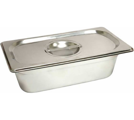 Гастроемкость ТТ-Урал GN 1/4 150 мм, с крышкой, нержавеющая сталь УТ-00021214_+крышка