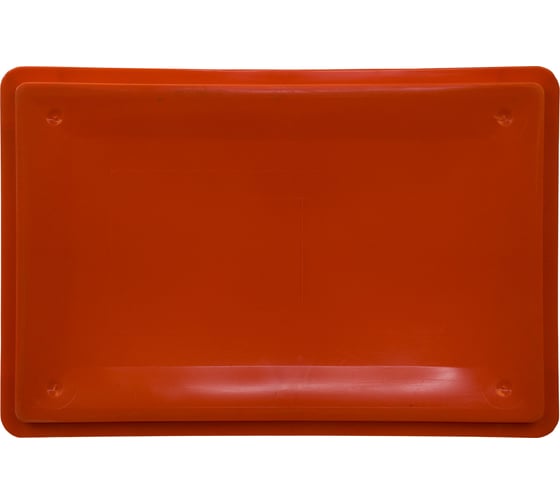 Пластиковый ящик ООО Европактрейд 600x400x120 Е1 красный 4687202170289