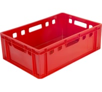 Пластиковый ящик ООО Европактрейд 600x400x200 Е2 красный 4687202170302
