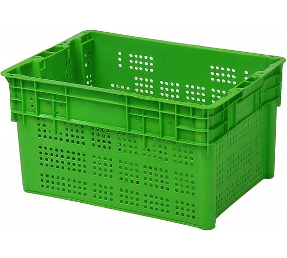 Ящик полимерный reklime 600х400х300 зеленый БП-00005261