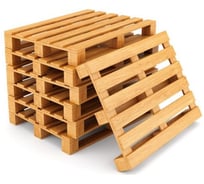 Паллета новая MW 1200x800x145, высушена, промсушка до 22 проц, деревянная 2 сорт ПДН-ПС22-1200х800-2С-1