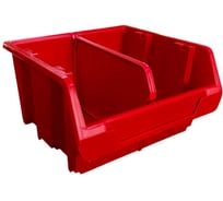 Лоток для метизов Jettools 150х150х85мм, красный, с разделителем ЛКР-5-150
