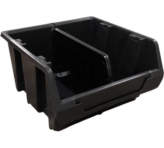 Лоток для метизов Jettools 150х150х85мм, черный, с разделителем ЛРЧ-5-150