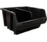 Лоток для метизов Jettools 150х150х85мм, черный, с разделителем ЛРЧ-5-150 3