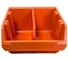 Лоток для метизов Jettools 150х150х85мм, оранжевый, с разделителем ЛРО-5-150 3
