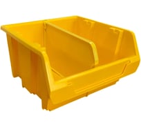 Лоток для метизов Jettools 150х150х85мм, желтый, с разделителем ЛРЖ-5-150