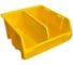 Лоток для метизов Jettools 150х150х85мм, желтый, с разделителем ЛРЖ-5-150 3