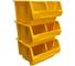 Лоток для метизов Jettools 150х150х85мм, желтый, с разделителем ЛРЖ-5-150 6
