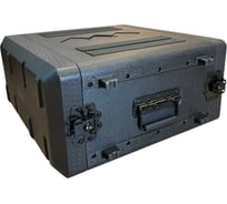 Кейс рэковый короткий DGCASE 6 юнитов глубина 390 мм ударопрочный, IP54, 485х350х290 DGCASE@RACK6U390LDPE