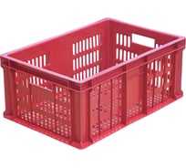 Пластиковый ящик ООО Европактрейд 600x400x250 красный 4687202201716