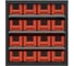 Кассетница система хранения IRONMEBEL Модуль бокс 300 с красными ящиками 300х117х90 (3109) M-MBOX3-1-3109-R 7