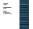 Кассетница система хранения IRONMEBEL Модуль бокс 300х3 с синими ящиками 300х117х90 (3109) M-MBOX3-3-3109-Bl 3