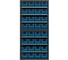 Кассетница система хранения IRONMEBEL Модуль бокс 400х2 с синими ящиками 400х117х90 (4109) M-MBOX4-2-4109-Bl 1