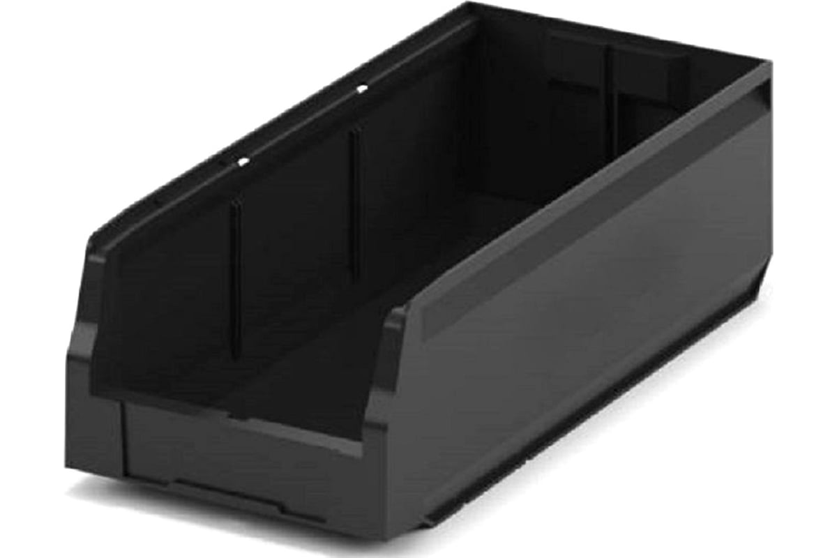 Полимерный многооборотный ящик INTELLPACK R 500x225x150 черный 12.405. ...