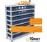 Стеллаж HONEYCOMB Optimus-box 1000x1000x300 с пластиковыми ящиками 3109 M-НС10SK3109 3