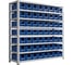 Стеллаж HONEYCOMB Optimus-box 1000x1000x300 с пластиковыми ящиками 3109 эконом M-НС10SK3109э 1