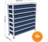 Стеллаж HONEYCOMB Optimus-box 1000x1000x300 с пластиковыми ящиками 3109 эконом M-НС10SK3109э 2