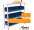 Стеллаж HONEYCOMB Optimus-box 1000x1000x300 с пластиковыми ящиками 12.412 M-НСТЯ101030(2)-12.412 3
