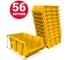Лоток для метизов Jettools №3 187х115х87мм, 56 шт, желтый ЛЖ-187 наб56 1