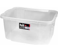 Ящик для хранения BORA 38.4 л, ДхШхВ 510x420x245 мм, без крышки, пластик, прозрачный ПЛ-BO455p