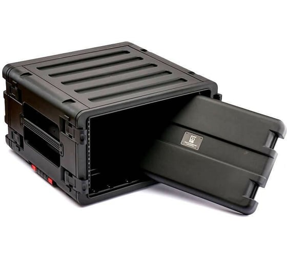Кейс рэковый DGCASE 6 юнитов на колесах с ручкой ударопрочный, IP65, 458x447x275 RACK6Uw DGCASE@RACK6Uw