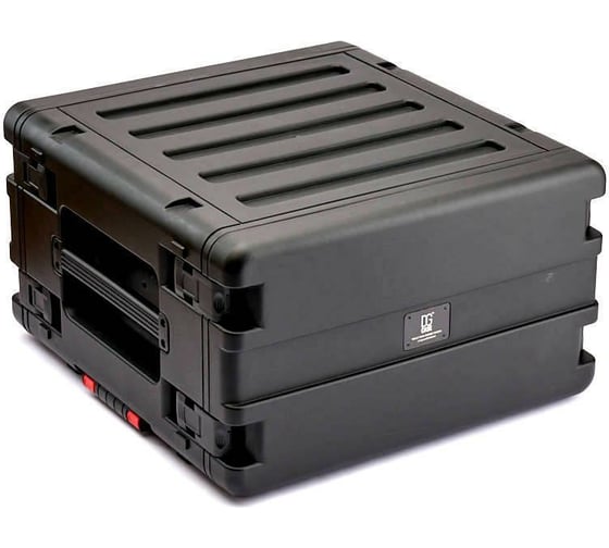 Кейс рэковый DGCASE 6 юнитов на колесах с ручкой ударопрочный, IP65, 458x447x275 RACK6Uw DGCASE@RACK6Uw