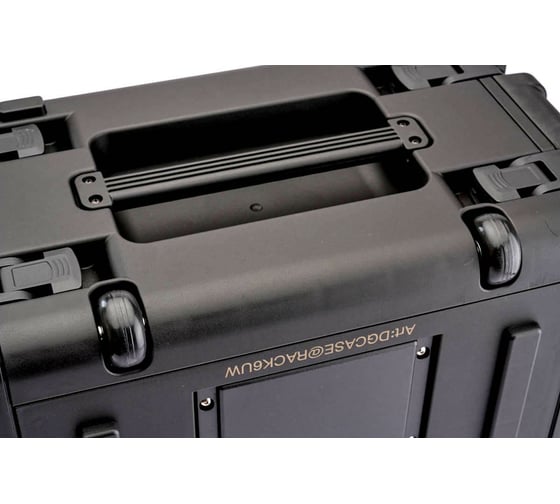 Кейс рэковый DGCASE 6 юнитов на колесах с ручкой ударопрочный, IP65, 458x447x275 RACK6Uw DGCASE@RACK6Uw
