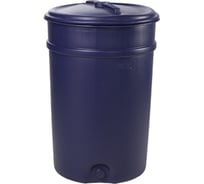Коническая бочка INTELLPACK п/э 205 л, с крышкой БП-205