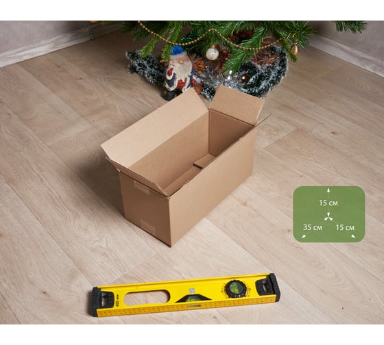 Картонная коробка PACK INNOVATION Гофрокороб 35x15x15 см, объем 7.9 л, 15 шт IP0GK00351515.1-15