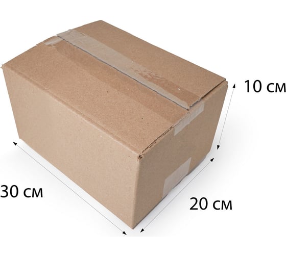 Картонная коробка PACK INNOVATION Гофрокороб 30x20x10 см, объем 6.0 л, 50 шт IP0GK00302010.1-50