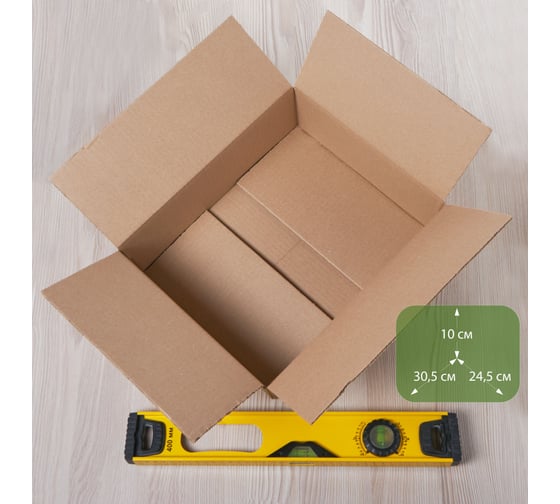 Картонная коробка PACK INNOVATION Гофрокороб 30.5x24.5x11 см, объем 8.5 л, 10 шт IP0GK302511-10