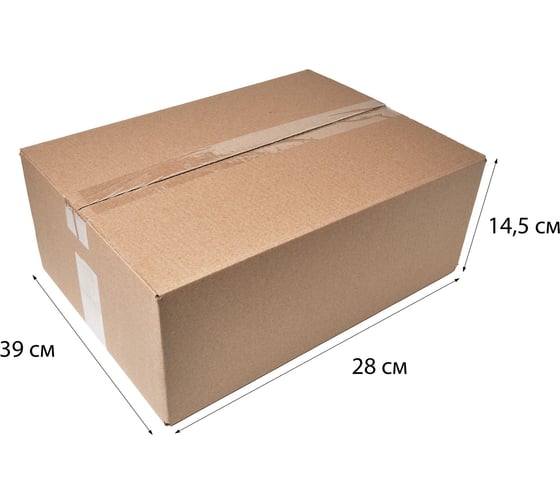 Картонная коробка PACK INNOVATION Гофрокороб 39x28x14.5 см, объем 16 л, 20 шт IP0GK3928145-20