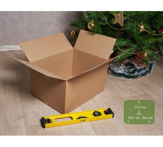 Картонная коробка PACK INNOVATION Гофрокороб 39.5x29.5x21.5 см, объем 25 л, 20 шт IP0GK392922-20