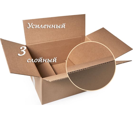 Картонная коробка PACK INNOVATION Гофрокороб 38x27x18.3 см, объем 19 л, 5 шт IP0GK382718-5