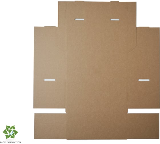 Картонная коробка PACK INNOVATION самосборная 21x11.4x9.2 см, 2.2 л, 10 шт IP0GK0SS00210.114.92-10