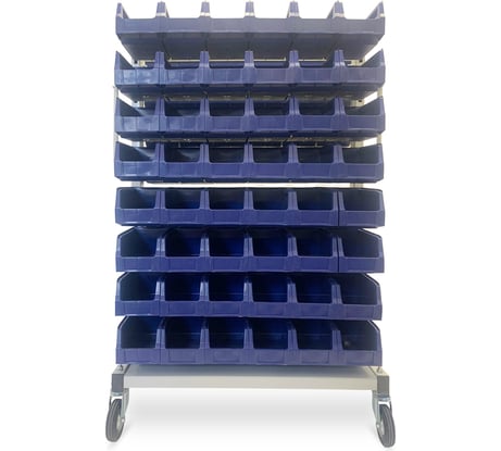 Мобильный стеллаж с ящиками МеталлКарт Д 209